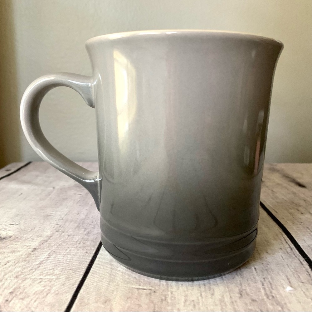 New LE CREUSET Coffee Mug Second Choix 14oz /400 ml Flint Gray
